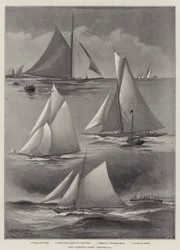 Le yacht Valkyrie III de Lord Dunraven